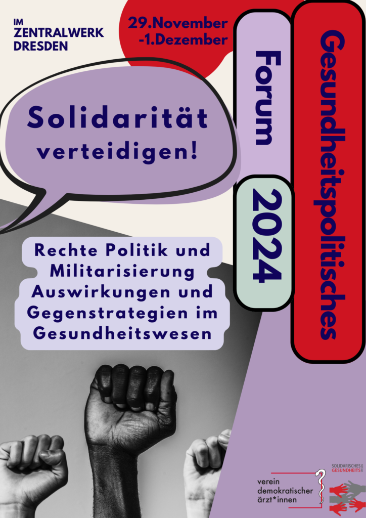 Einladung: Gesundheitspolitisches Forum 2024